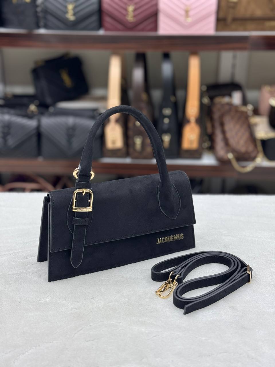 Jacquemus Suede Black