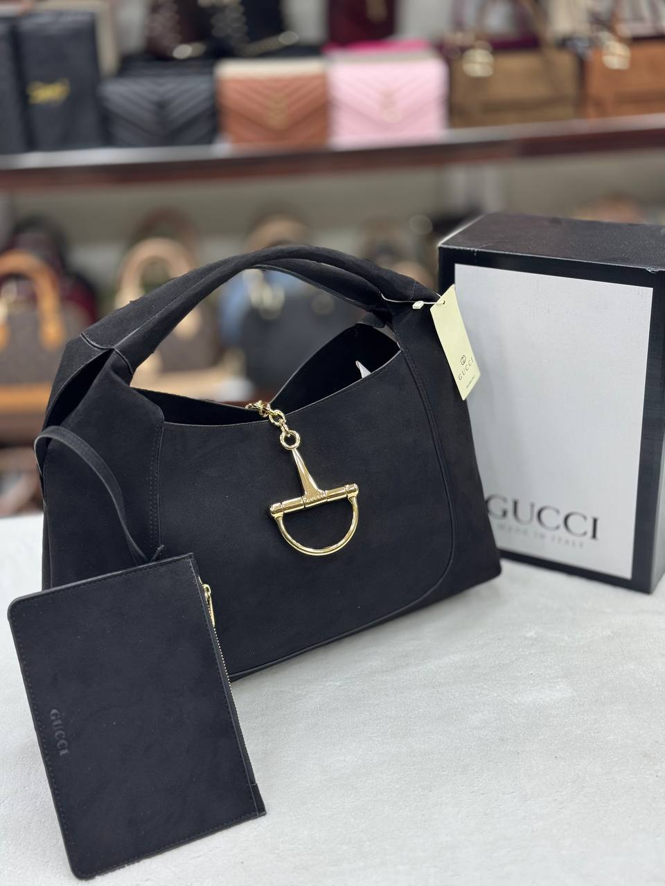 Gucci Suede Black