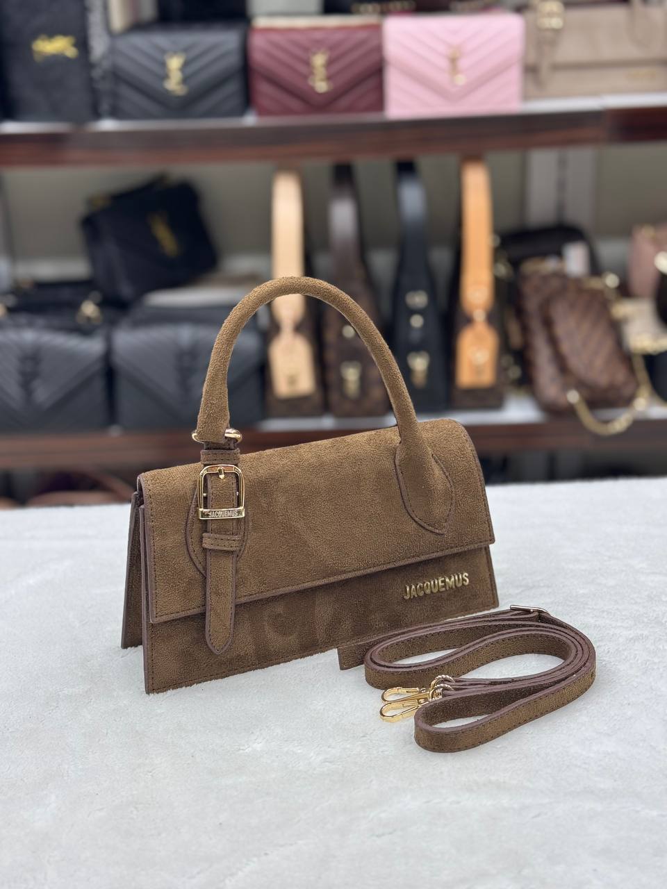 Jacquemus Suede Brown